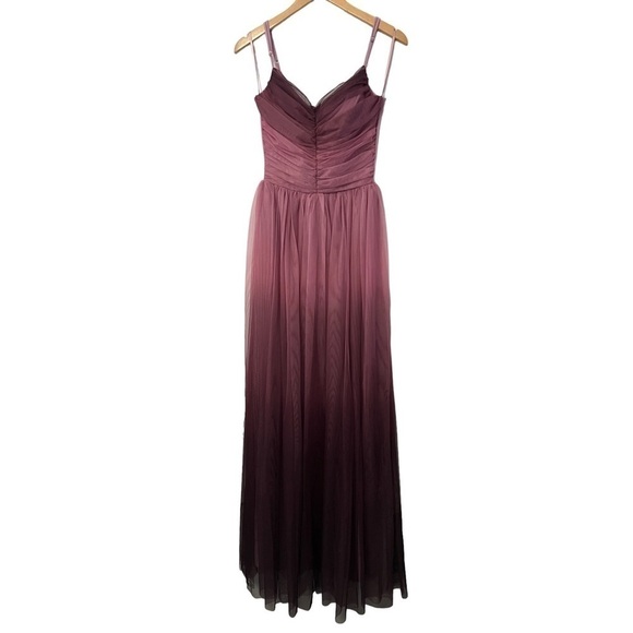 Chiara Boni Vogue Ombre Spaghetti-Strap Tulle Bustier Gown Size 4 NWT - Picture 3 of 10